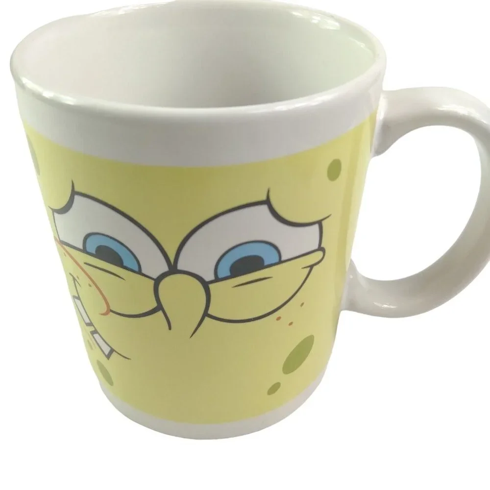 Universal‎ Studios SpongeBob Squarepants 2006 Mug Coffee Cup Yellow